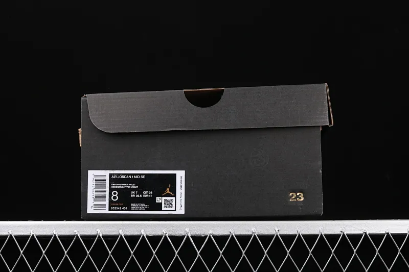 All categories Air Jordan Jordan series basketball shoes Air Jordan 1 Mid Air Jordan 1 Mid AJ1 Joe 1 blue gold silk basketball shoes 852542-401